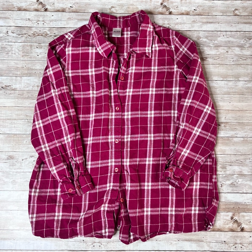 💚Blair flannel top